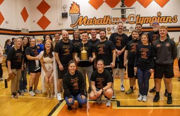 High School Heroes Triumph in Third Annual Faculty Basketball Showdown