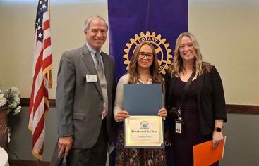 Courtney Farkas Receives Rotary Club Teacher of the Year Award