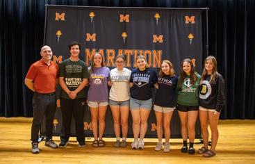 Eight Marathon Seniors Commit to Collegiate Athletics